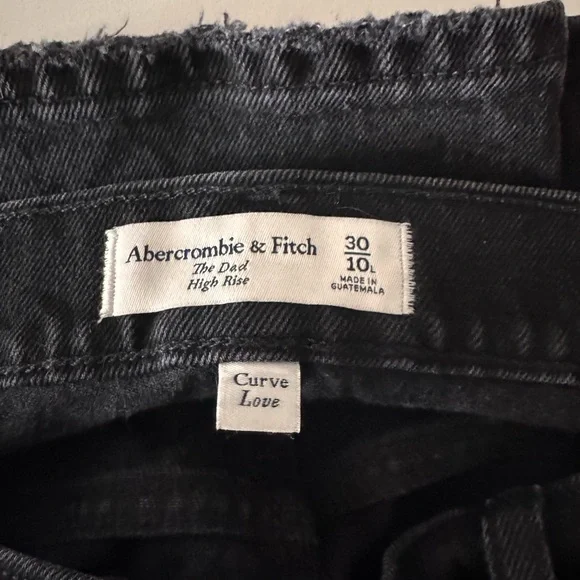 Abercrombie & Fitch Women's High Rise Black Jeans - Picture 6 of 9